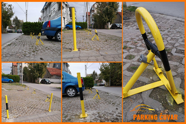 parking stubici i parking barijere finog dizajna i pametno osmisljeni da ne narusavaju izgled parkinga.